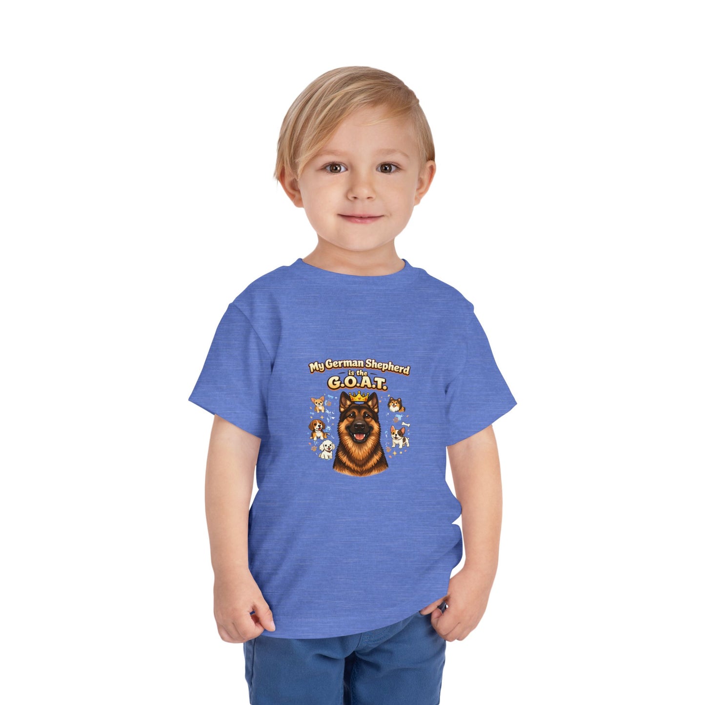 Let your toddler show their pride -- "My German Shepherd is the G.O.A.T." – Toddler T-Shirt