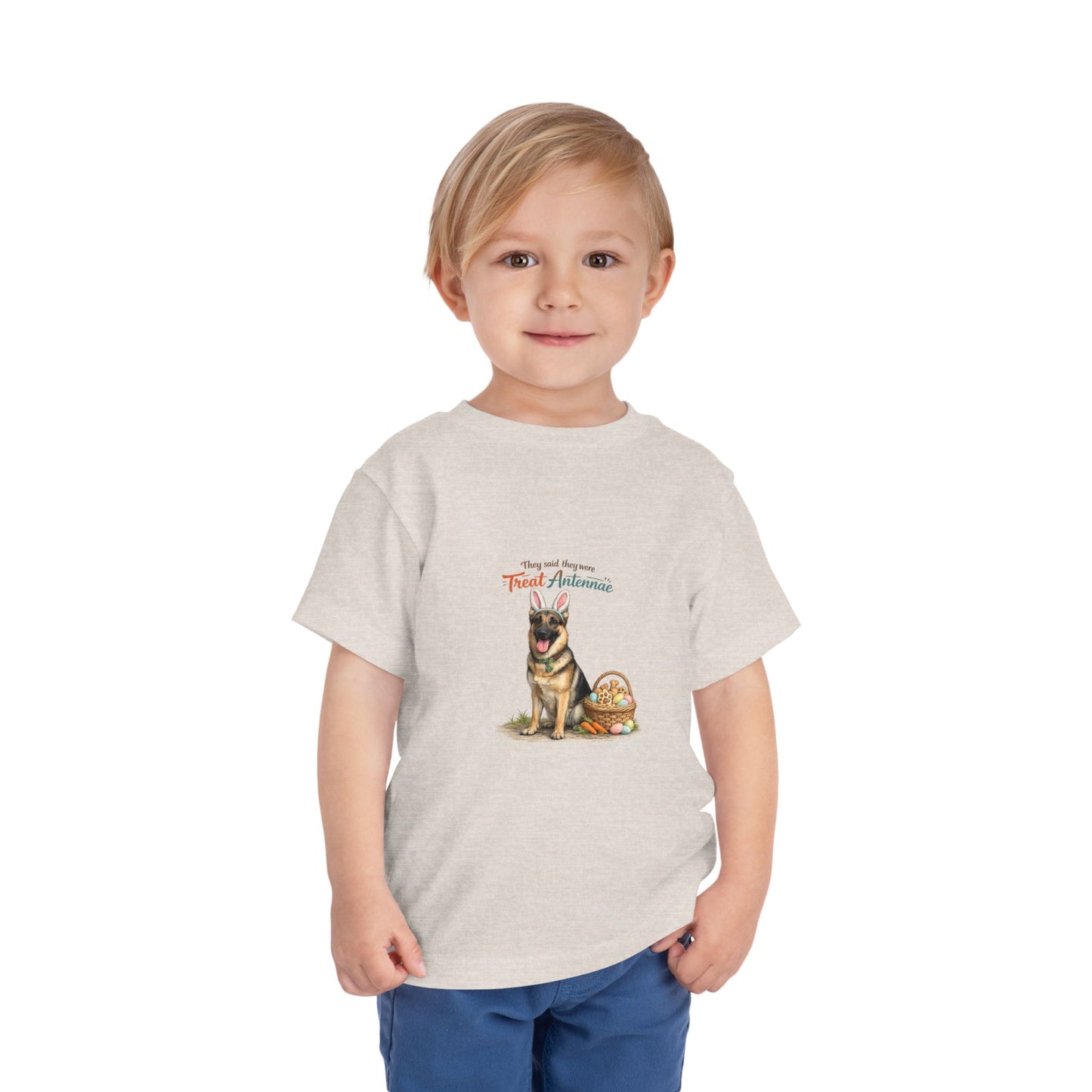 German Shepherd Treat Antennae™ -- Toddler Dog Lover Tee