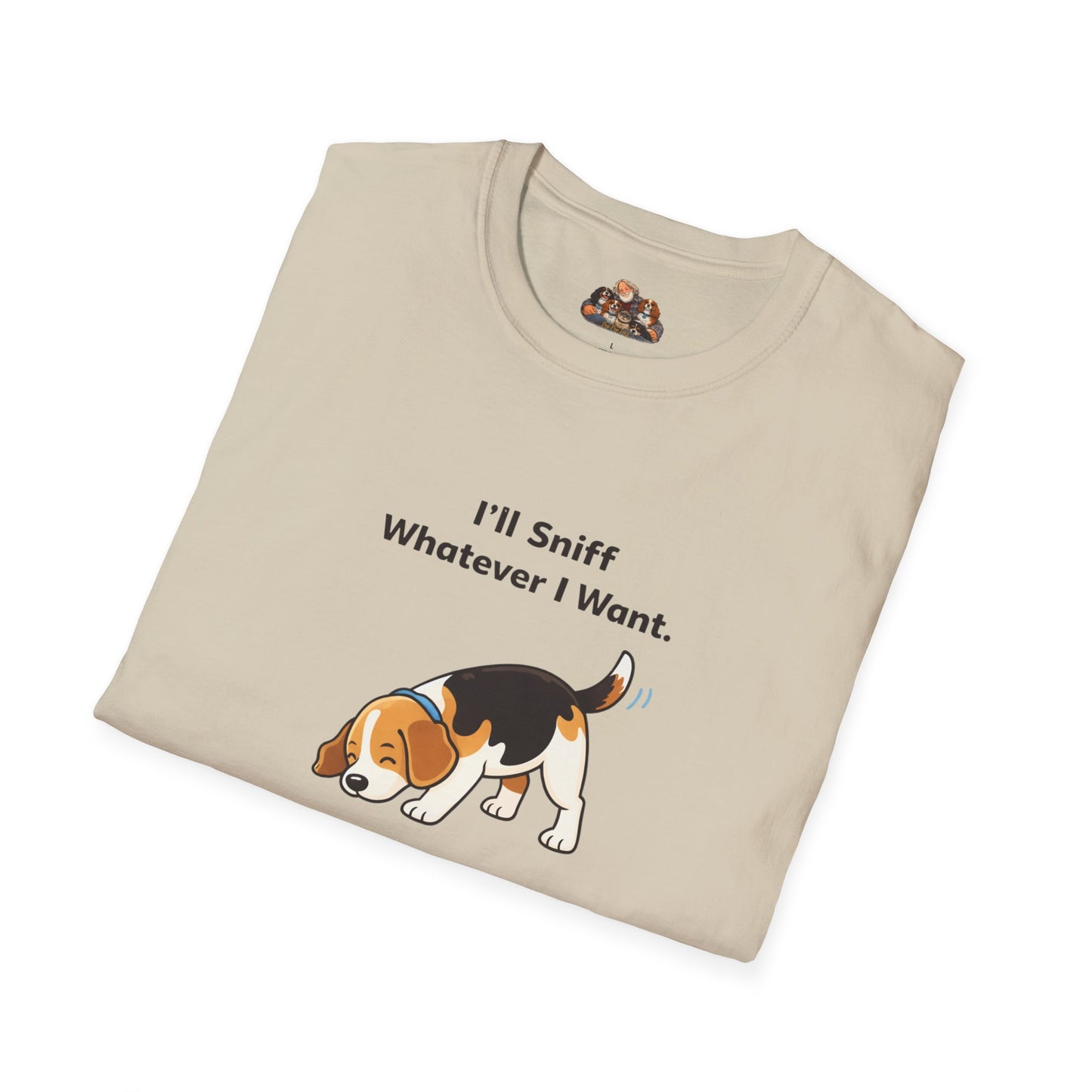 I'll Sniff Whatever I Want  —  Soft-Color Minimalist Family Collection For Adult Dog Lovers