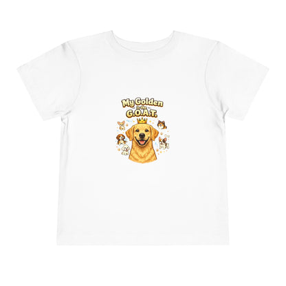 Let your toddler show their pride -- "My Golden is the G.O.A.T." – Toddler T-Shirt
