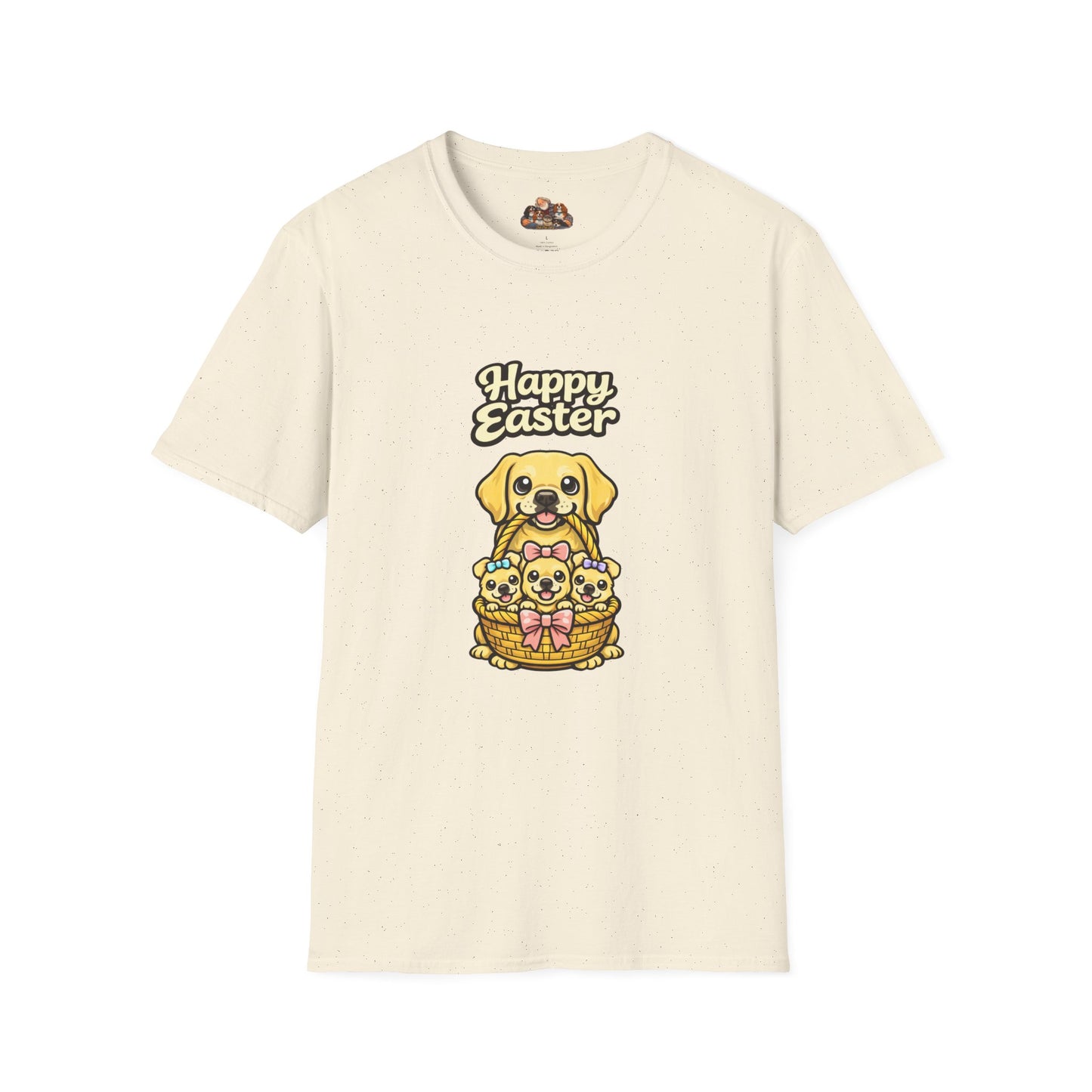 Yellow Labrador Family "Happy Easter"