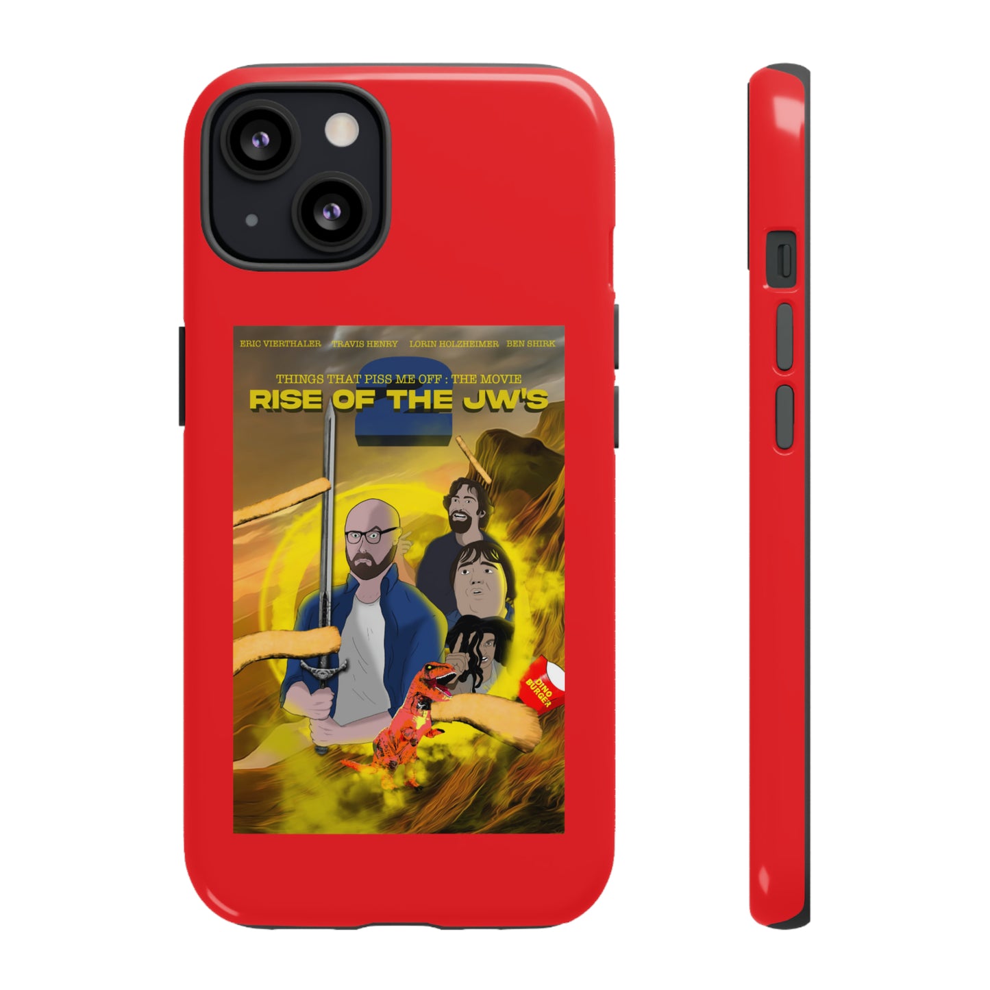 Rise Of The JW's Tough Phone Case (red)