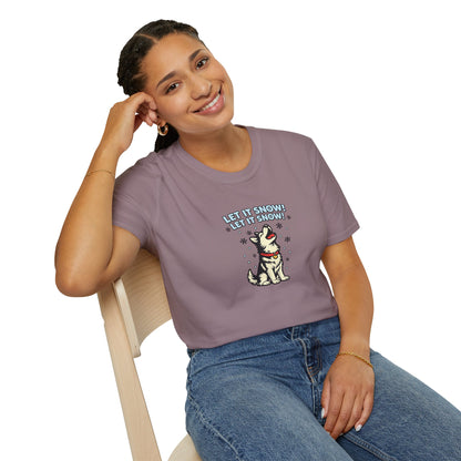 Let It Snow! Let It Snow!  —  Soft-Color Minimalist Family Collection For Adult Dog Lovers