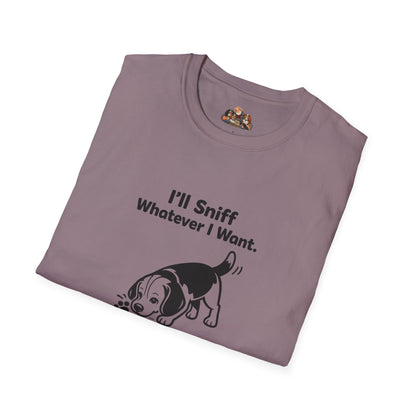 I'll Sniff Whatever I Want  —  Black And White Minimalist Family Collection For Adult Dog Lovers