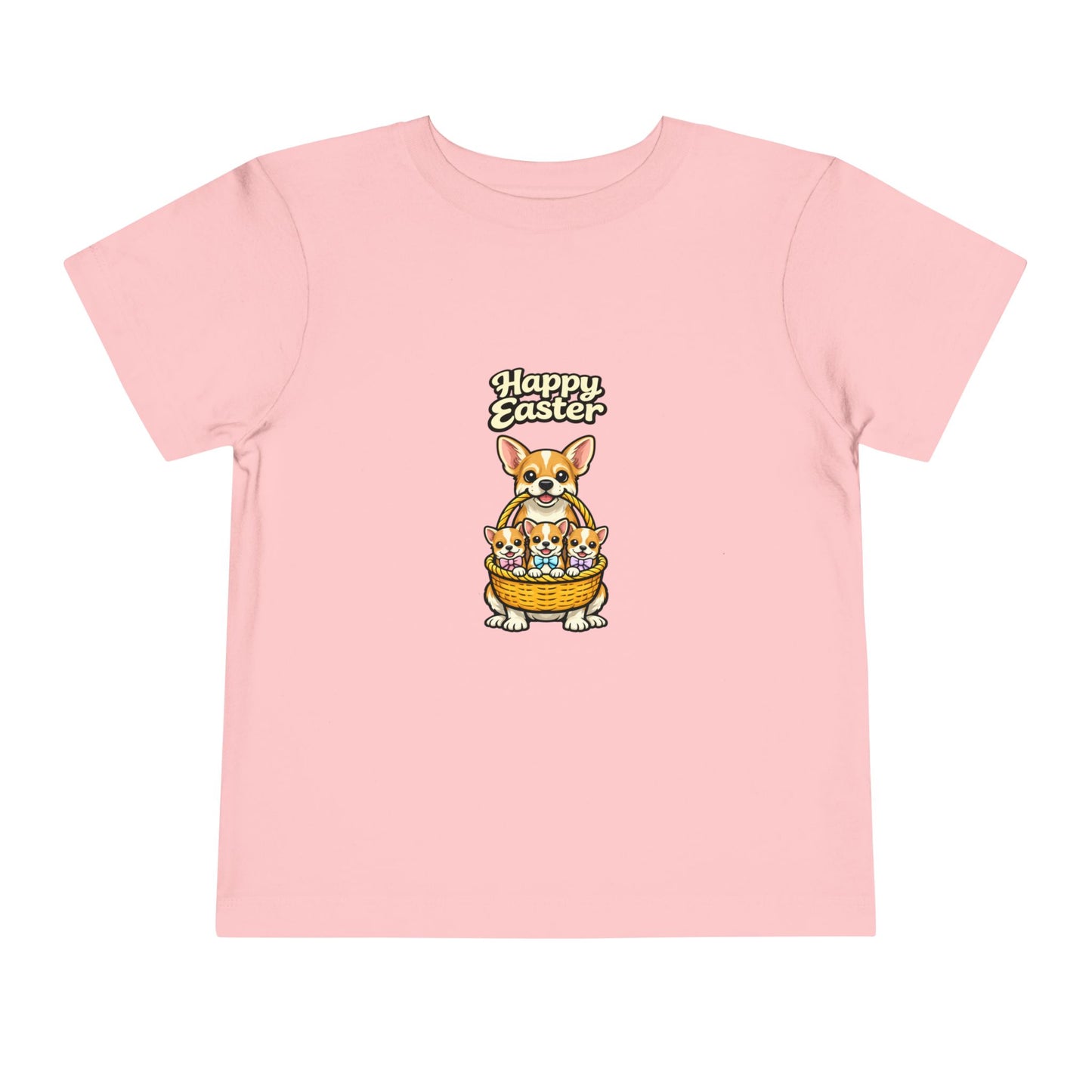 Chihuahua Family Happy Easter -- Toddler Dog Lover Tee