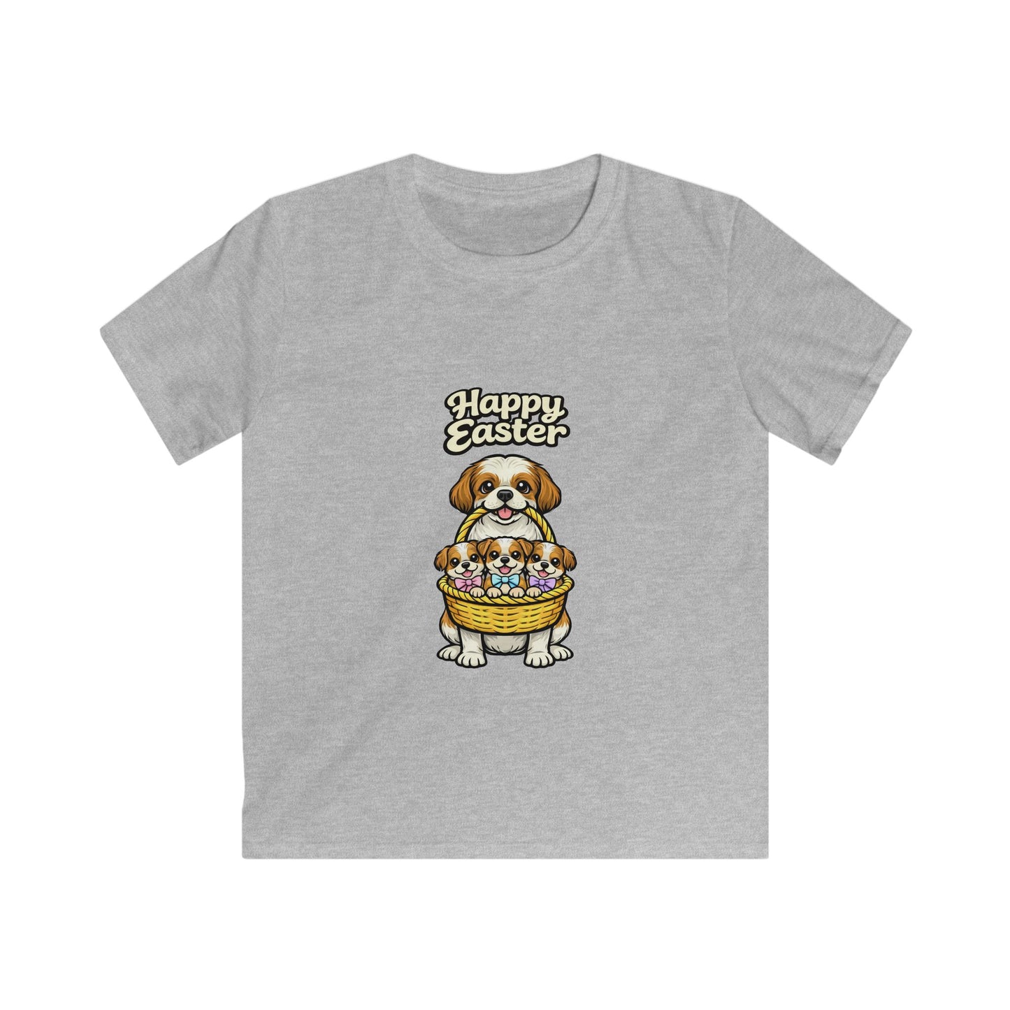 Shih Tzu Happy Easter — Youth Dog Lover Tee