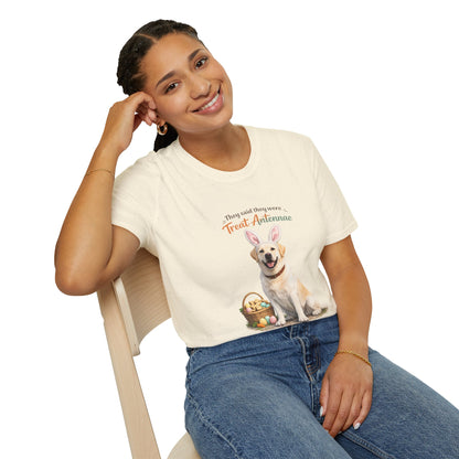 Yellow Lab Treat Antenna™ – Easter Yellow Lab Lover T-Shirt