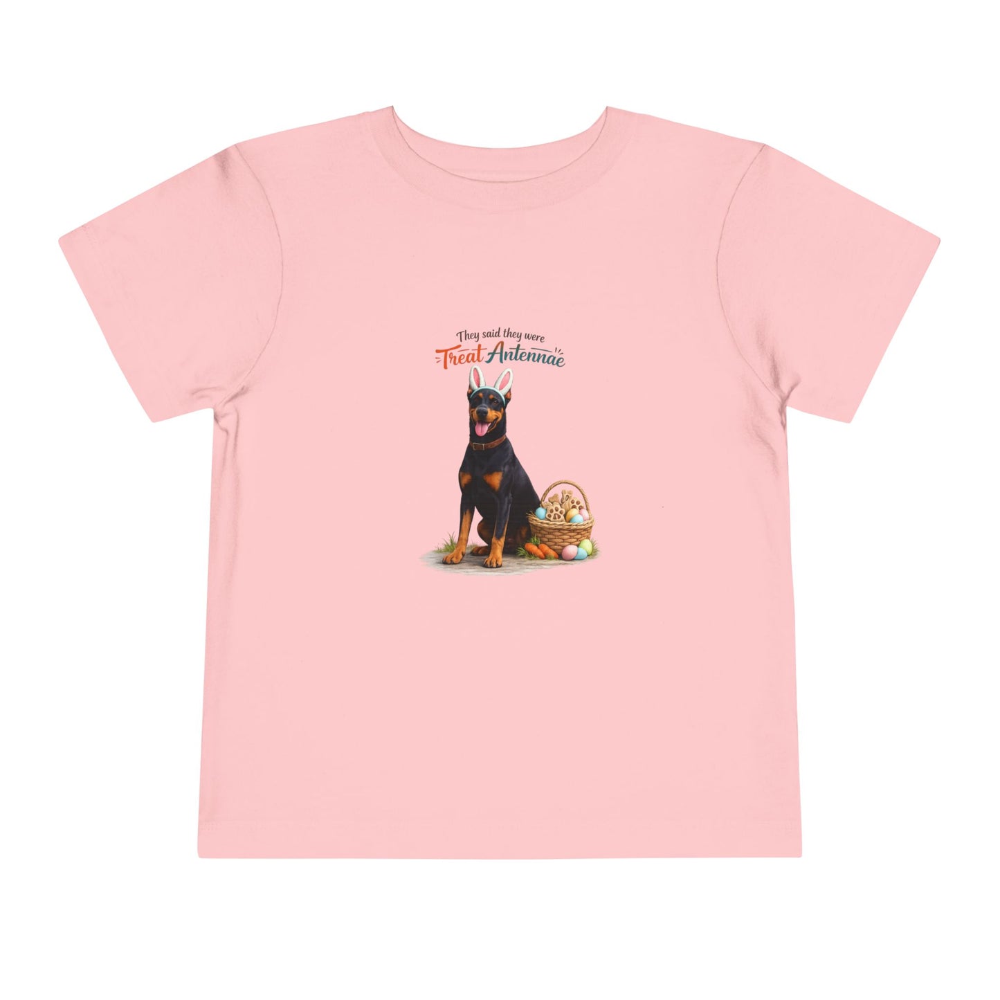 Doberman Treat Antennae™ -- Toddler Dog Lover Tee