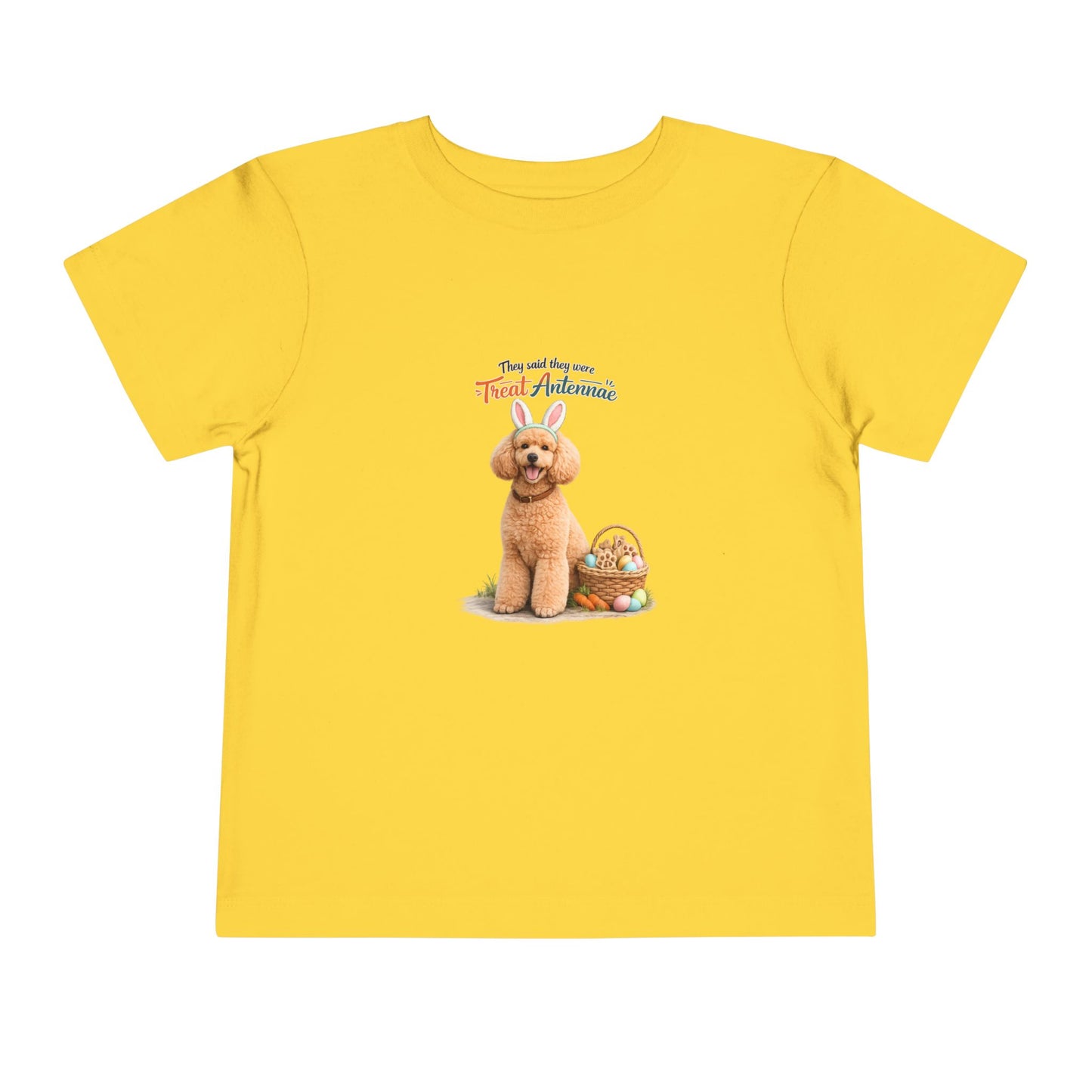 Poodle Treat Antennae™ -- Toddler Dog Lover Tee