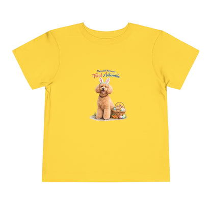 Poodle Treat Antennae™ -- Toddler Dog Lover Tee