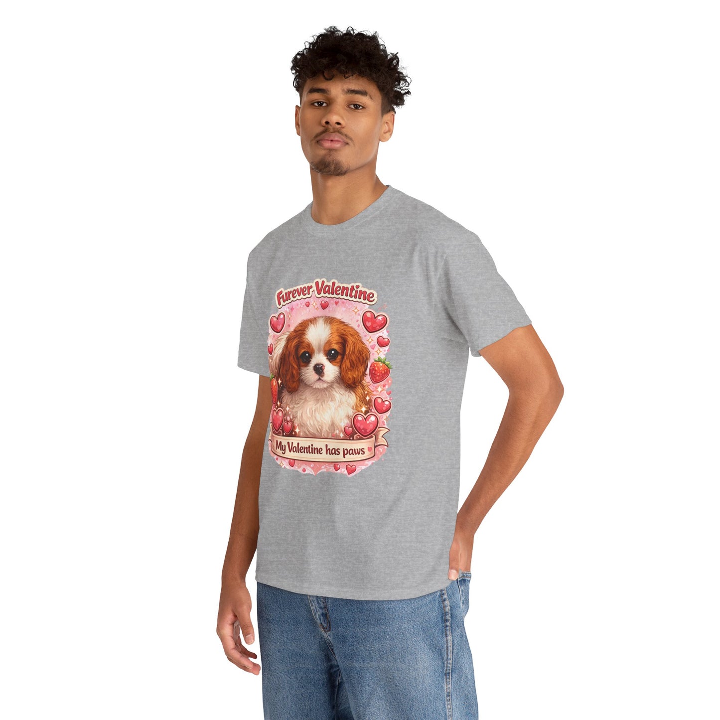 Furever Valentine - Puppy Love Has Paws – Pet Lover Valentine's Day T-Shirt