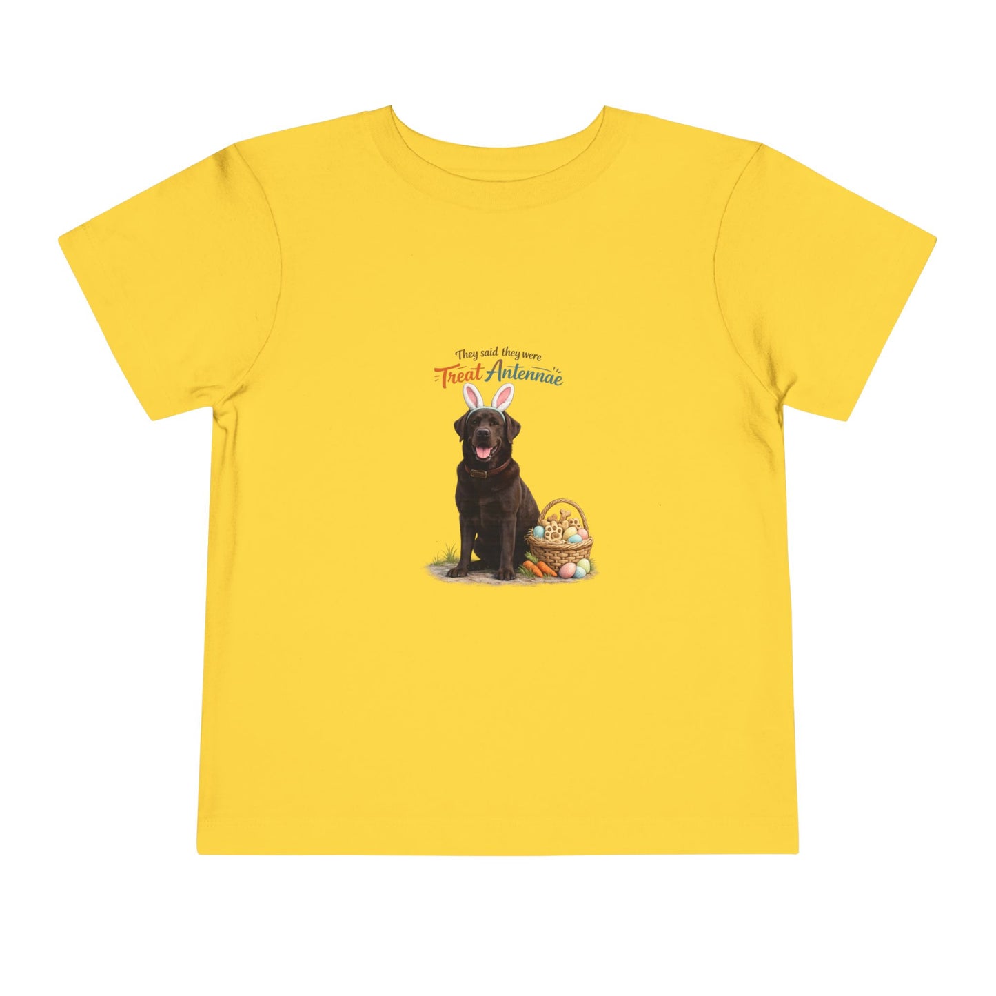 Chocolate Lab Treat Antennae™ -- Toddler Dog Lover Tee