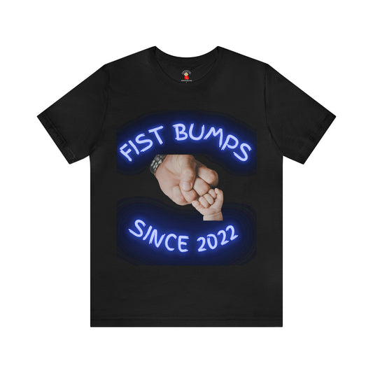 Baby Boy Blue Fist Bumpin Since 2022 Unisex Jersey Short Sleeve Tee