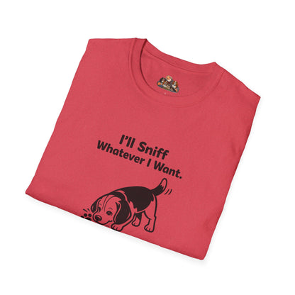 I'll Sniff Whatever I Want  —  Black And White Minimalist Family Collection For Adult Dog Lovers