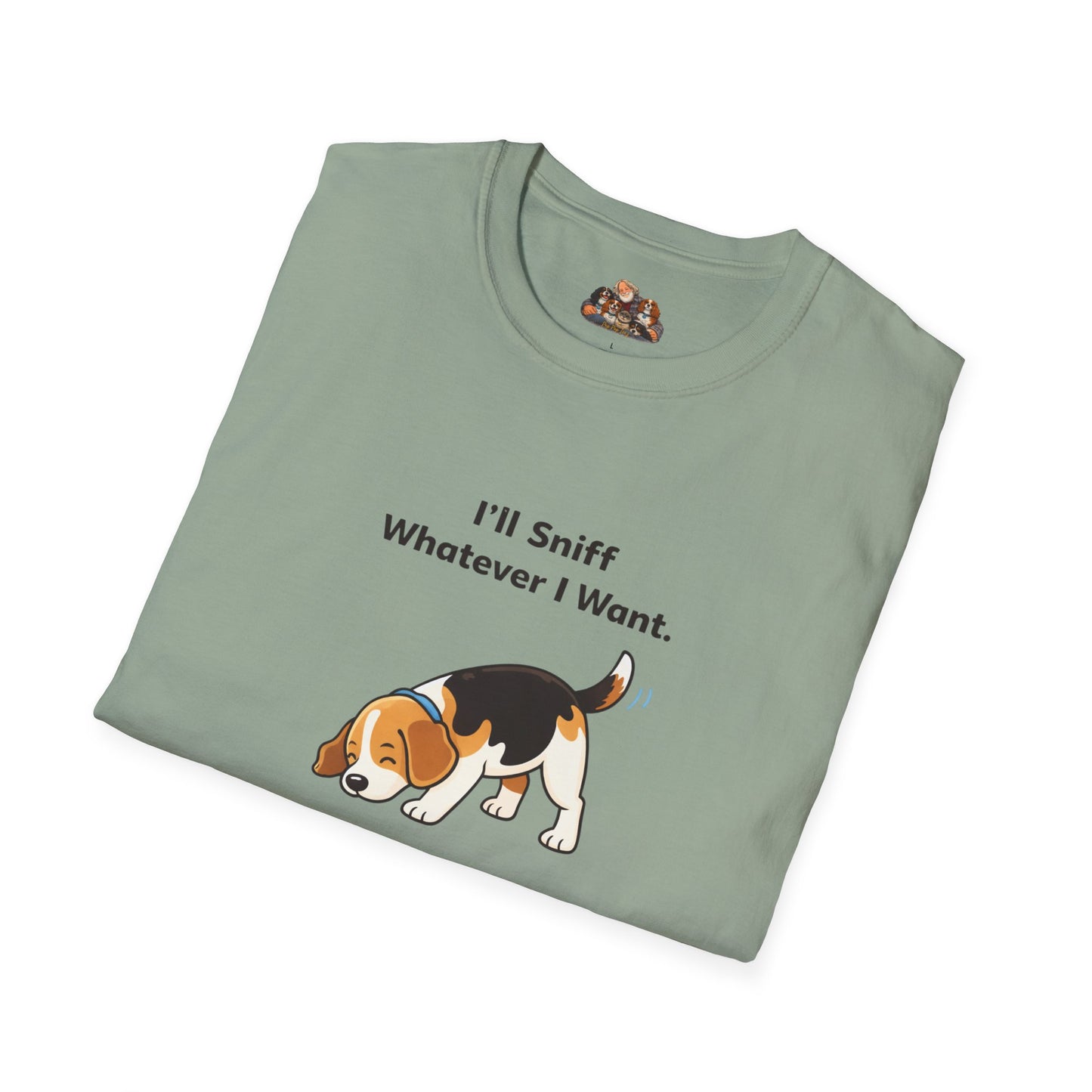 I'll Sniff Whatever I Want  —  Soft-Color Minimalist Family Collection For Adult Dog Lovers