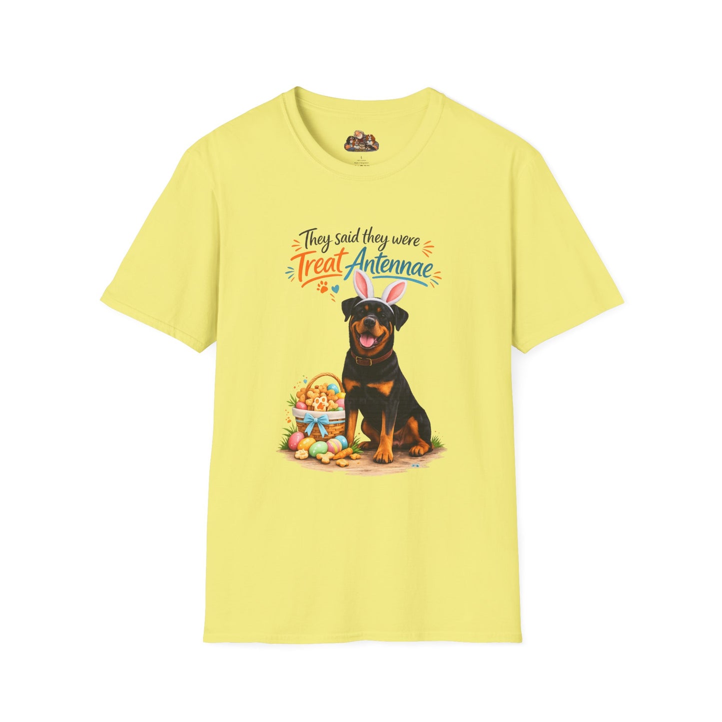 Rottweiler Treat Antennae™  – Easter Dog Lover Tee