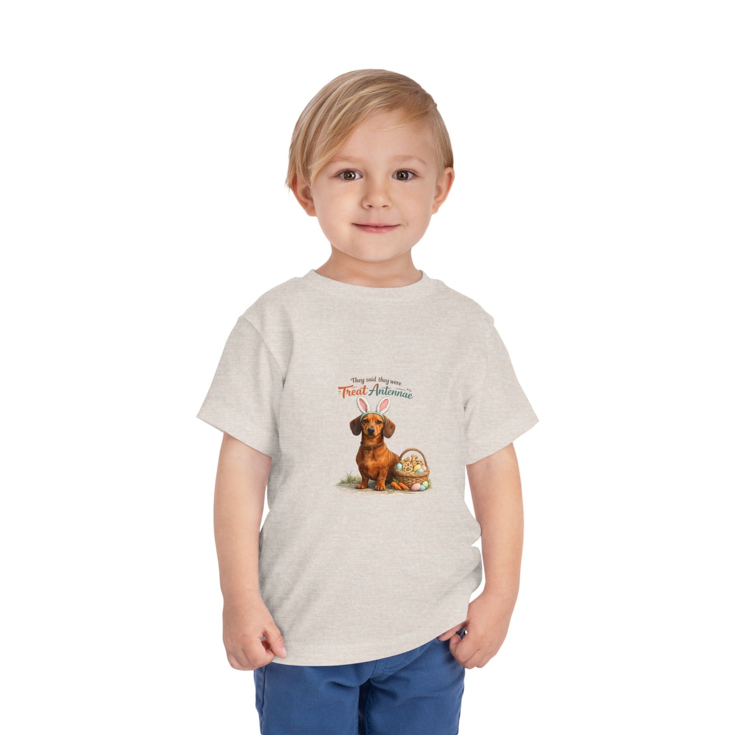 Dachshund Treat Antennae™ -- Toddler Dog Lover Tee