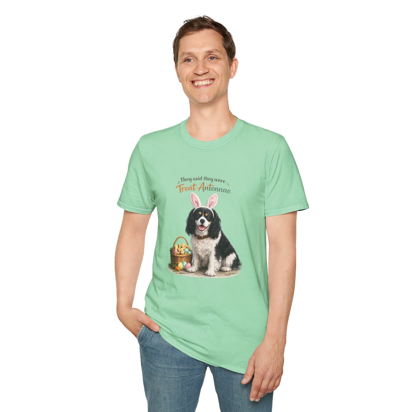 Cavalier King Charles Spaniel Treat Antennae™ – Easter Cavalier Lover T-Shirt