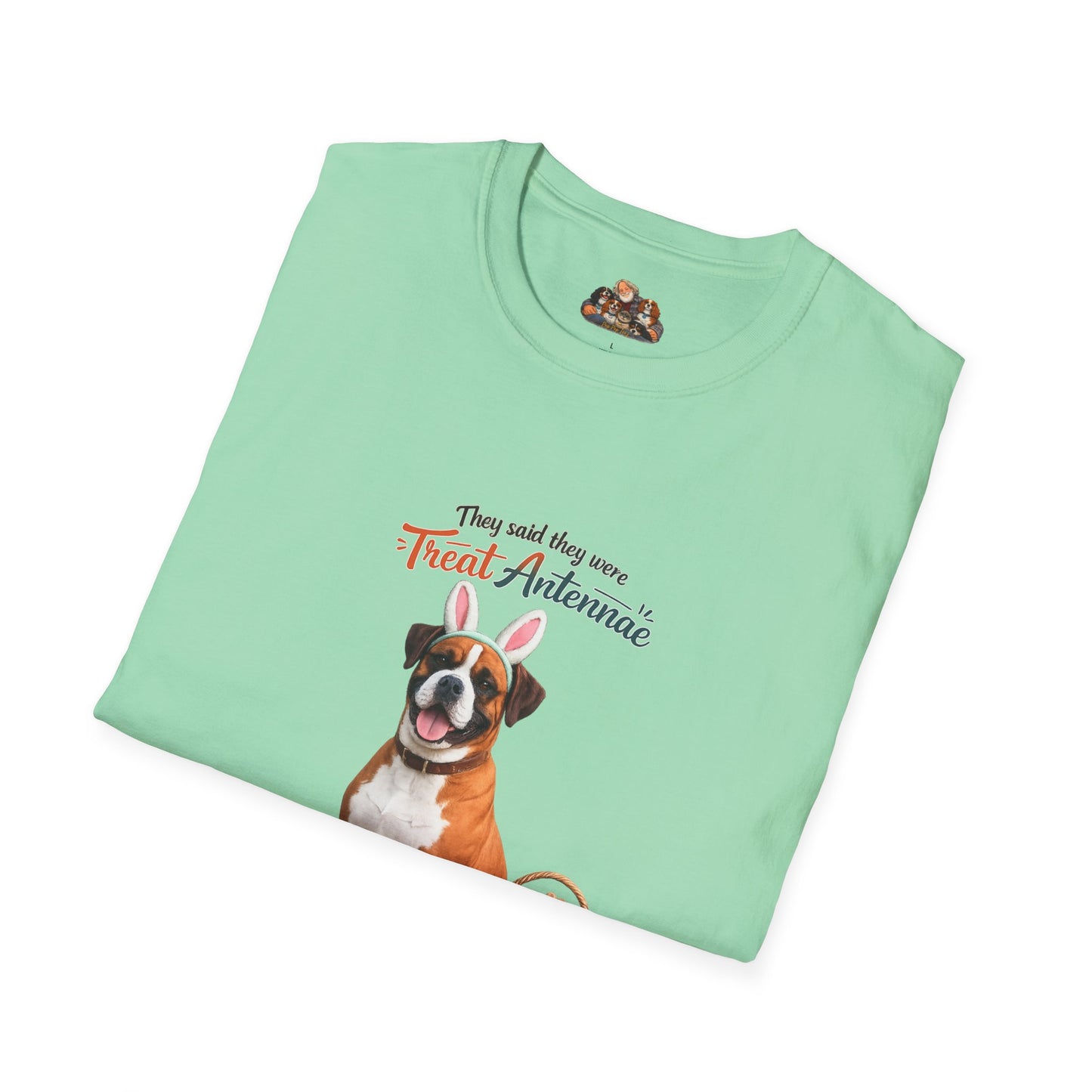 Boxer Treat Antenna™ – Easter Dog Lover Tee