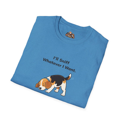 I'll Sniff Whatever I Want  —  Soft-Color Minimalist Family Collection For Adult Dog Lovers