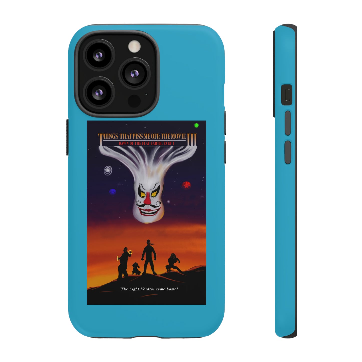 Dawn Of The Flat Earth: Part I Tough Phone Case (turquoise)