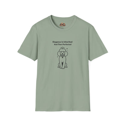 Elegance Is Inherited And Then Perfected  —  Black And White Minimalist Family Collection For Adult Dog Lovers