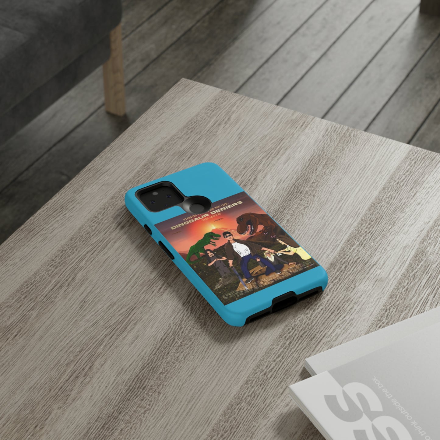 Dinosaur Deniers: The Movie Tough Phone Case (turquoise)