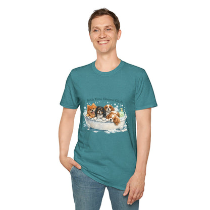 Bath Time Drama Club – Personalized Dog Spa T-Shirt – Paw Spa Days Remembered