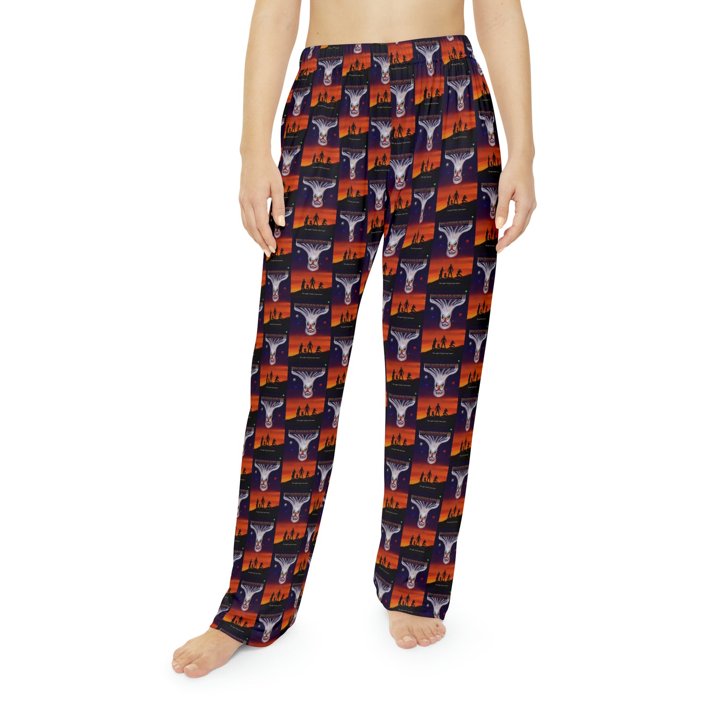 Dawn Of The Flat Earth: Part I Women's Pajama Pants (AOP)