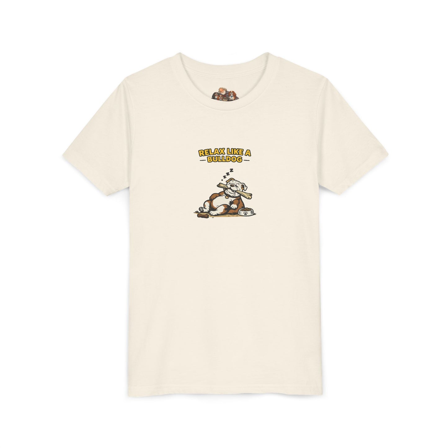 Relax Like A Bulldog  -- Youth Dog Lover Tee