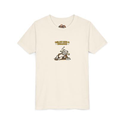 Relax Like A Bulldog  -- Youth Dog Lover Tee