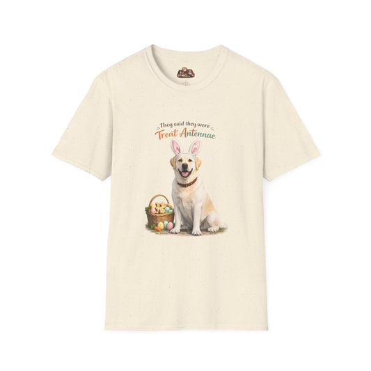 Yellow Lab Treat Antenna™ – Easter Yellow Lab Lover T-Shirt