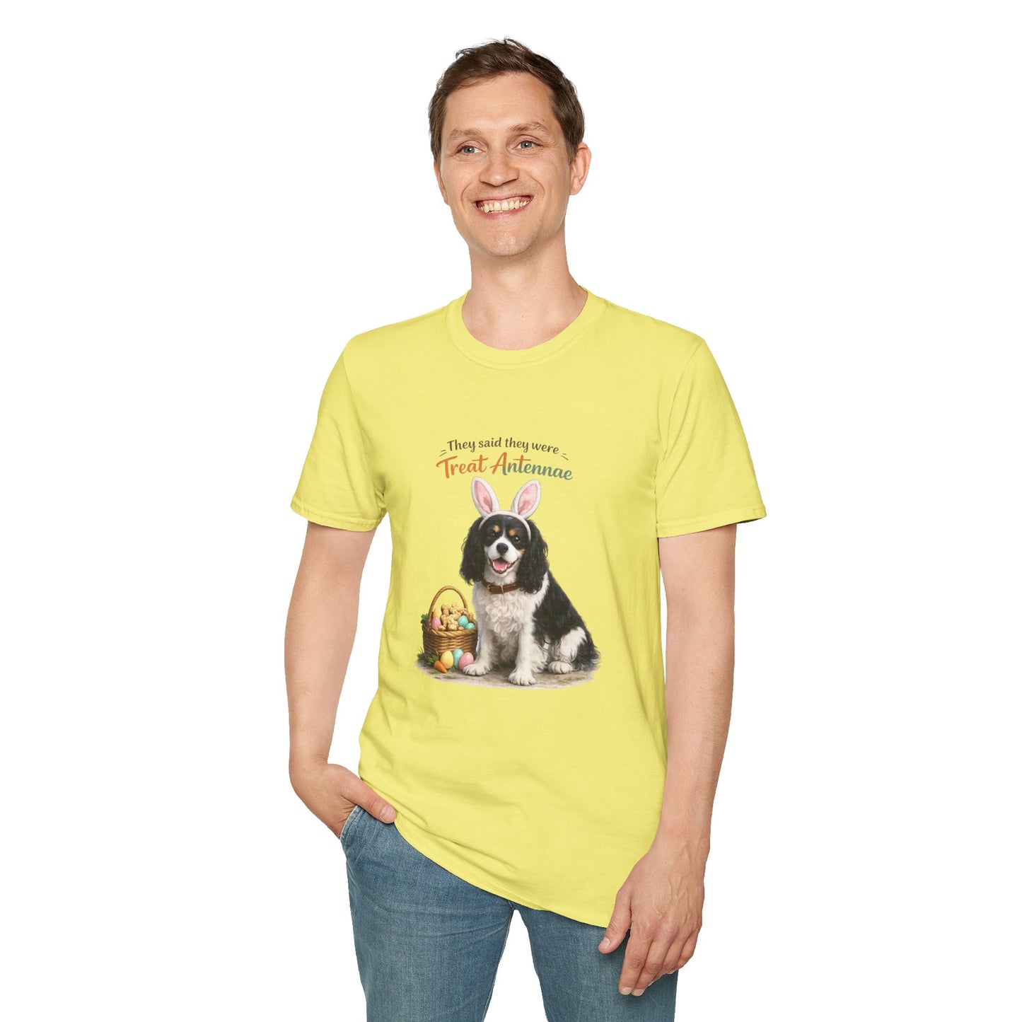 Cavalier King Charles Spaniel Treat Antennae™ – Easter Cavalier Lover T-Shirt