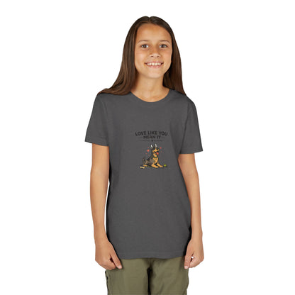 Love Like You Mean It -- Youth Dog Lover Tee