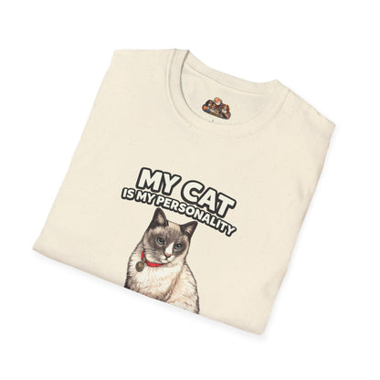 My Cat Is My Personality – "The Quiet One" – Personalized Custom Cat Shirt