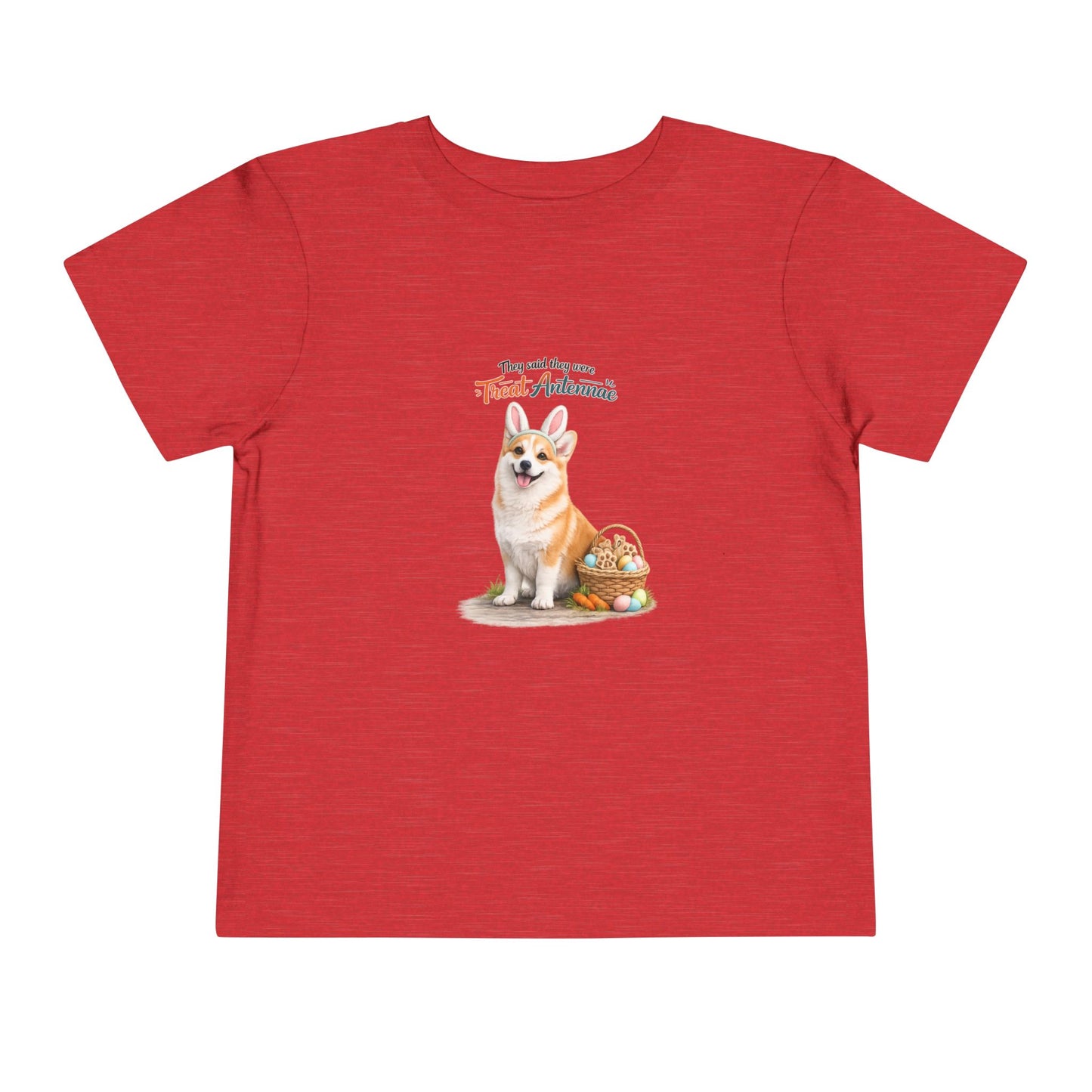 Corgi Treat Antennae™ -- Toddler Dog Lover Tee