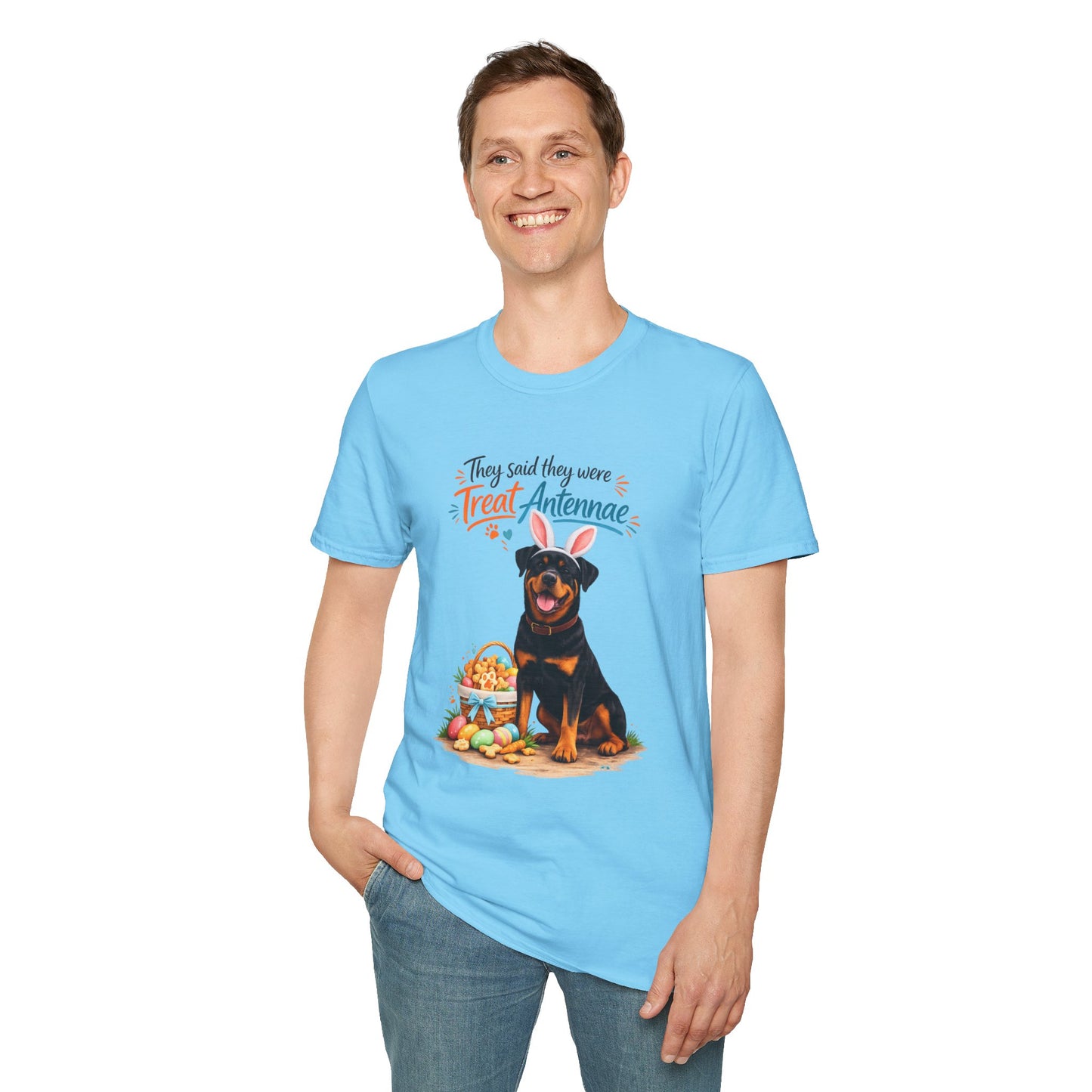 Rottweiler Treat Antennae™  – Easter Dog Lover Tee