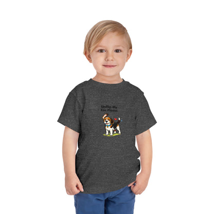 Unflip My Ear Please  -- Toddler Dog Lover Tee