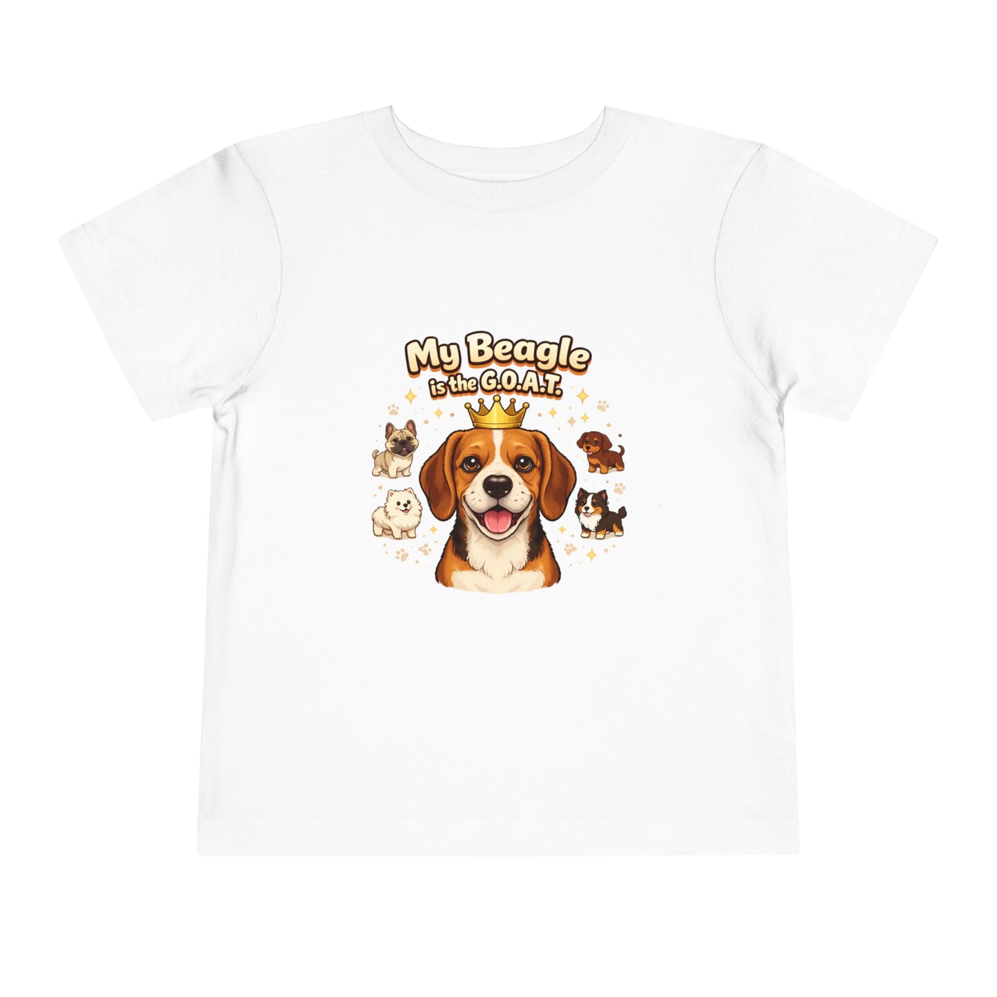 Let your toddler show their pride -- "My Beagle is the G.O.A.T." – Toddler T-Shirt