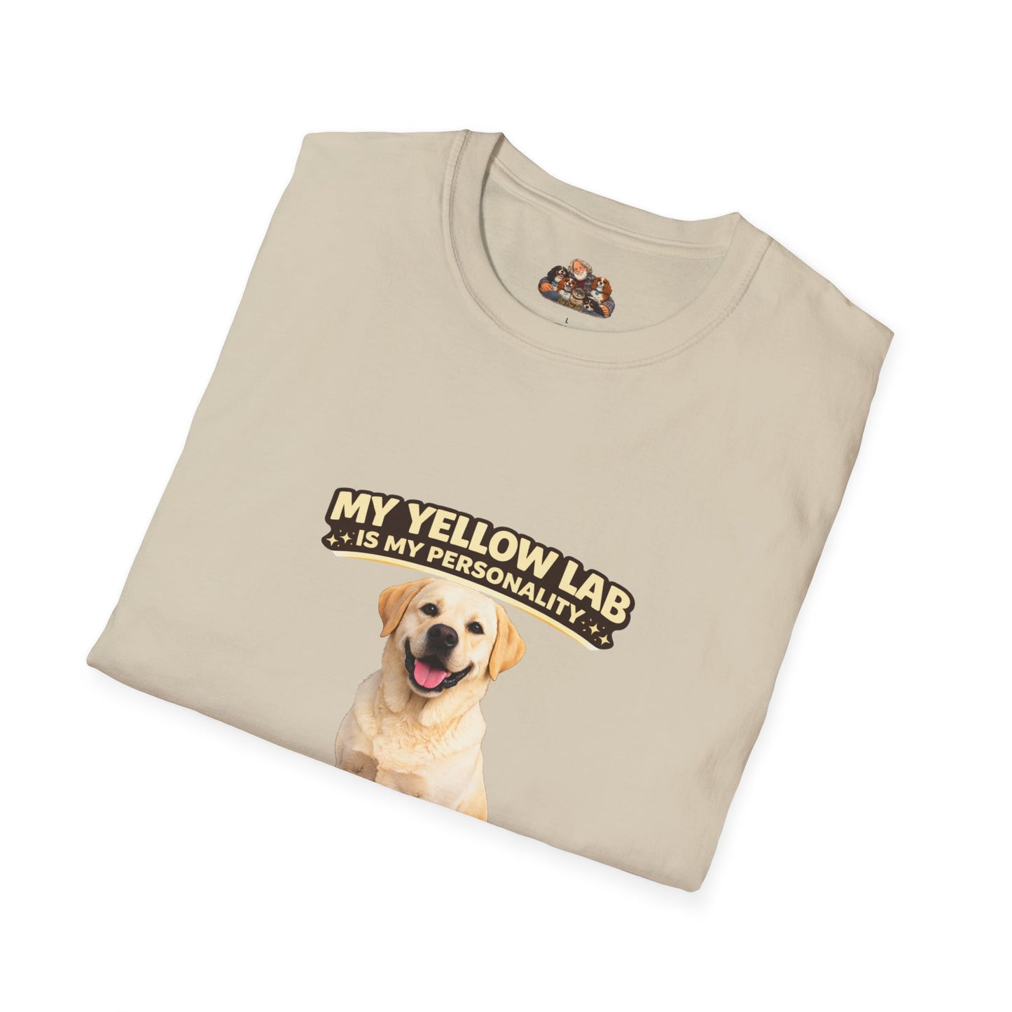 My Yellow Lab Is My Personality – Loyal To The Core – Personalized Dog Breed Shirt