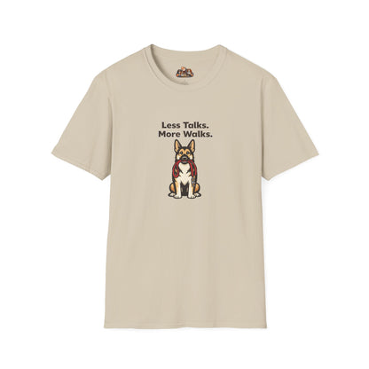 Less Talks. More Walks.  —  Soft-Color Minimalist Family Collection For Adult Dog Lovers