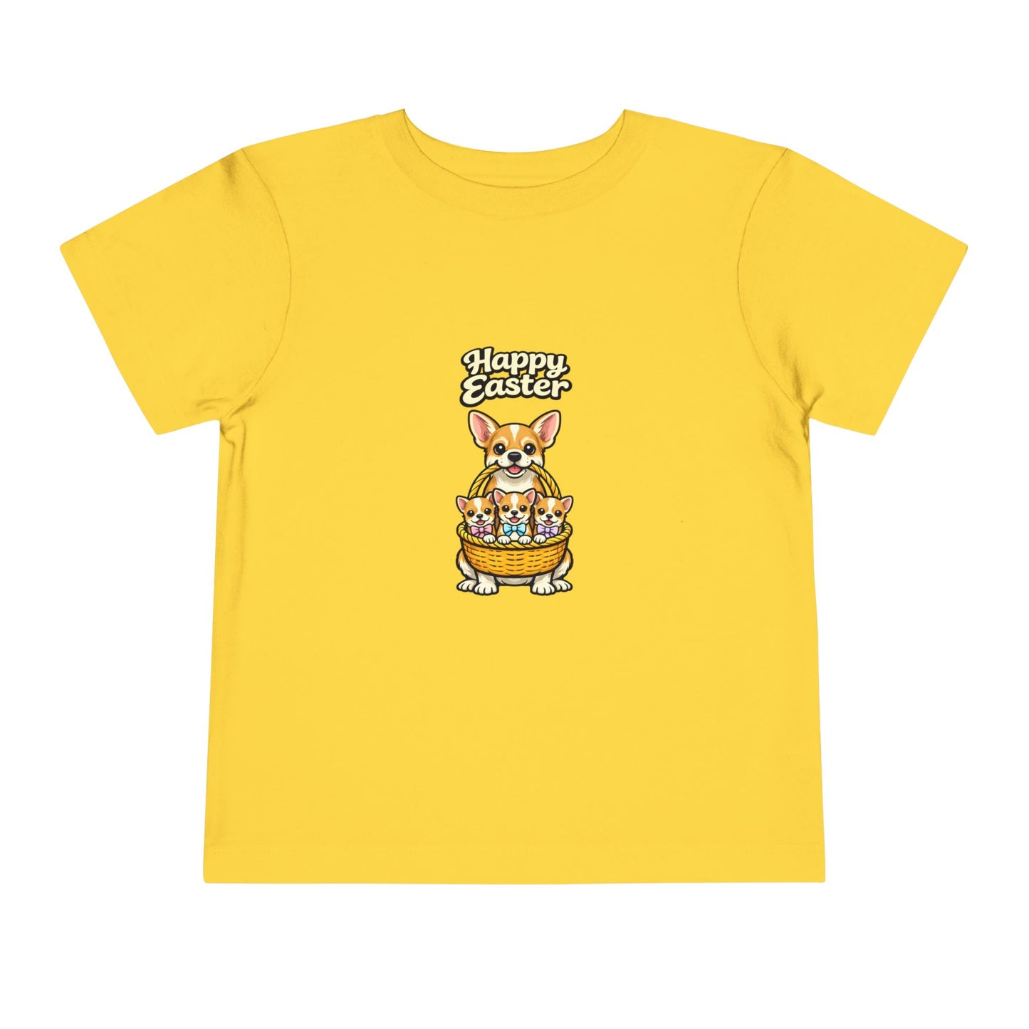 Chihuahua Family Happy Easter -- Toddler Dog Lover Tee
