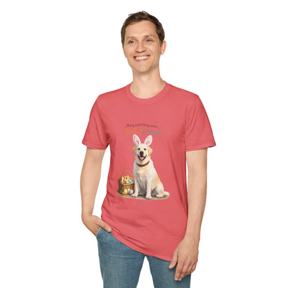 Yellow Lab Treat Antenna™ – Easter Yellow Lab Lover T-Shirt