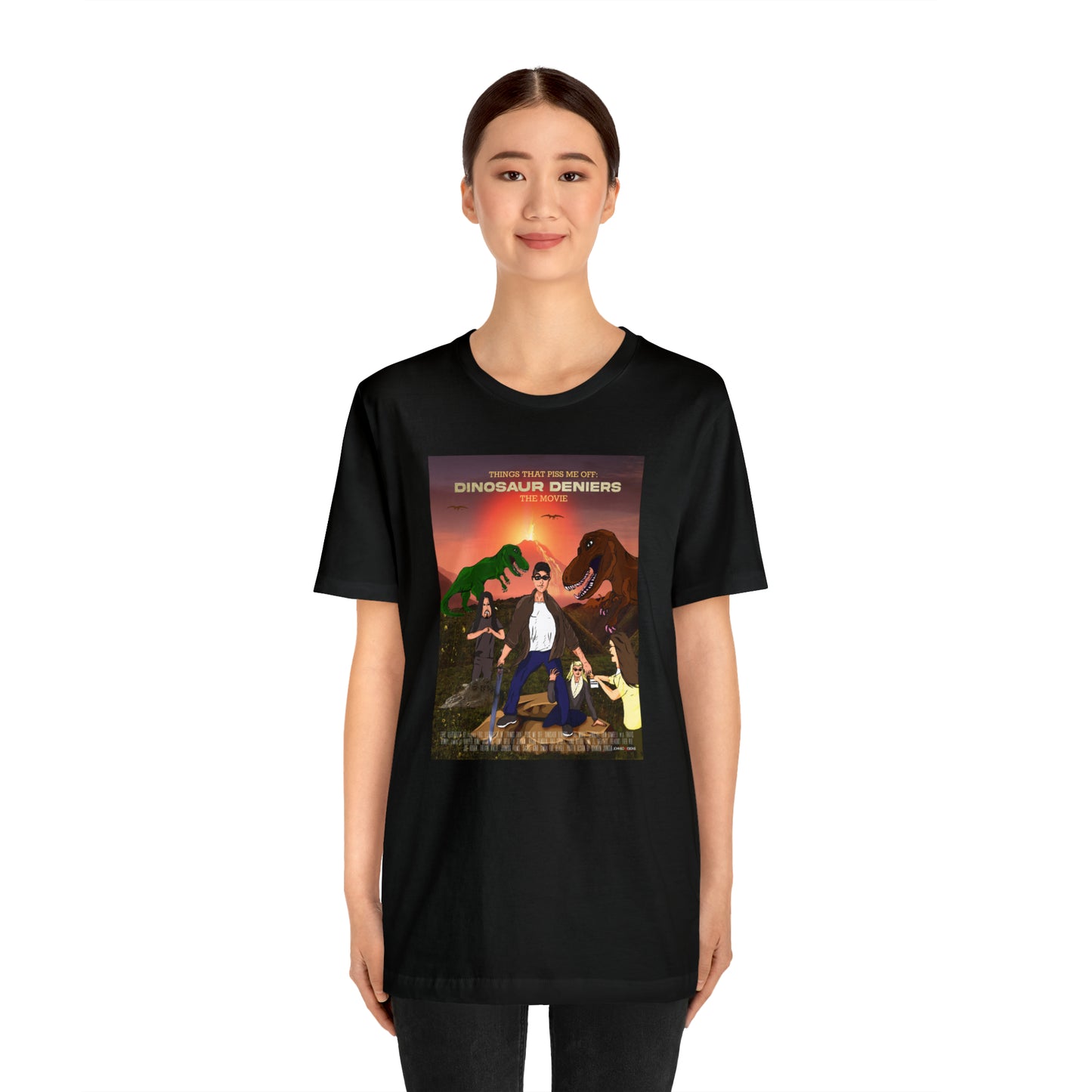 Dinosaur Deniers: The Movie Unisex Jersey Short Sleeve Tee