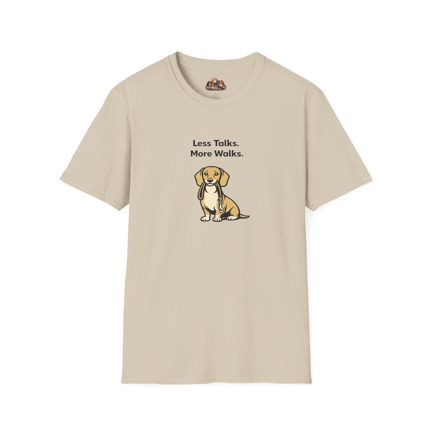 Beagle Less Talks. More Walks.  —  Soft-Color Minimalist Family Collection For Adult Dog Lovers
