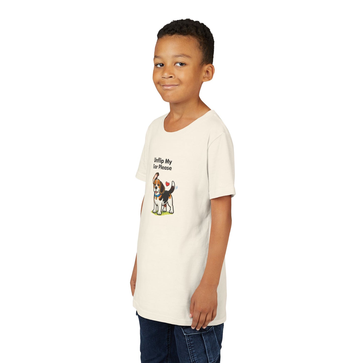 Unflip My Ear Please -- Youth Dog Lover Tee