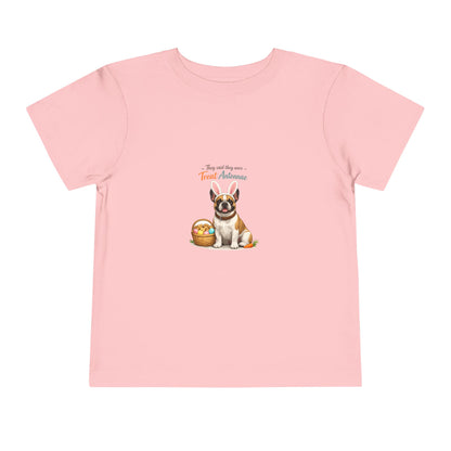 French Bulldog Treat Antennae™ -- Toddler Dog Lover Tee