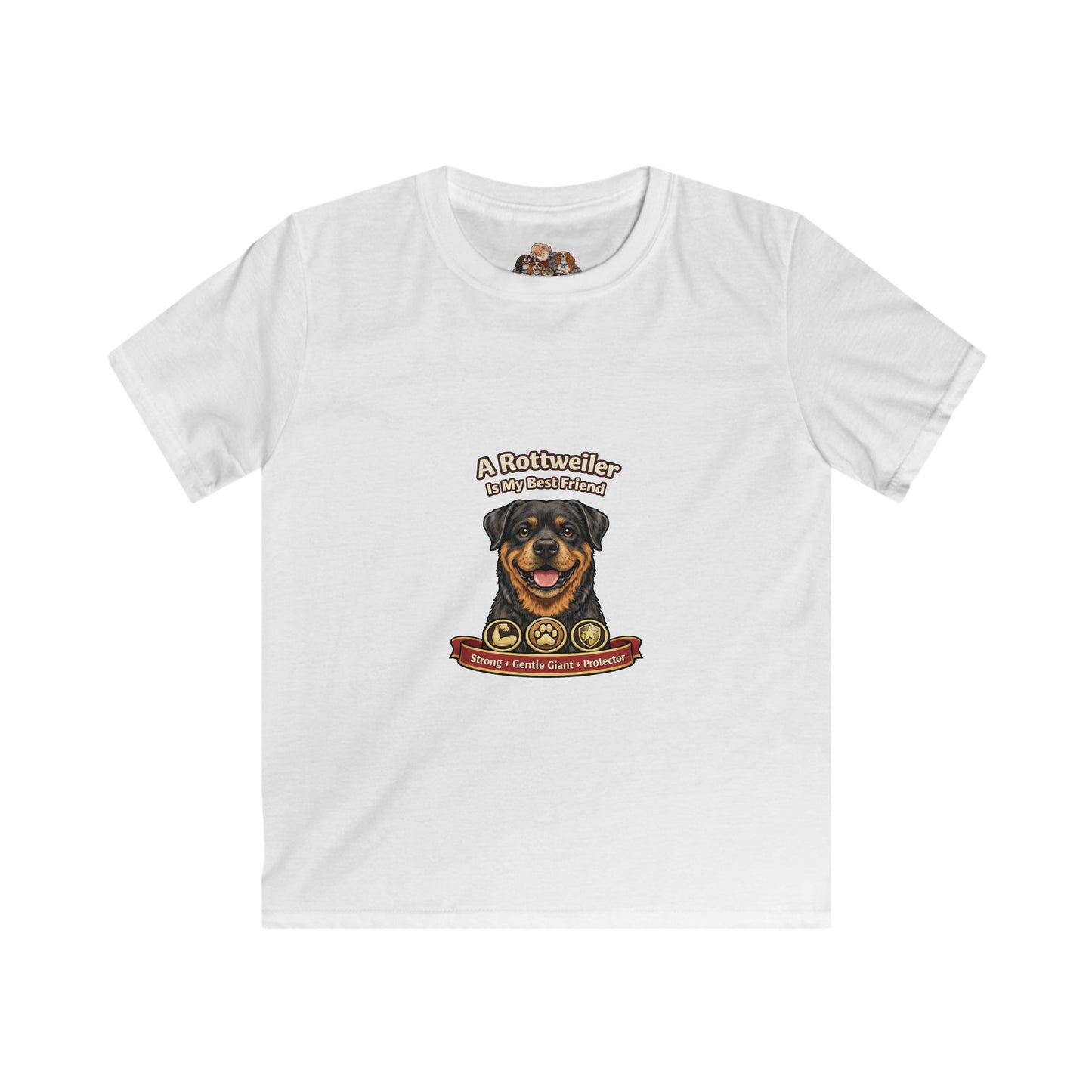 Child A Rottweiler is my Best Friend -- Pet Lover T-Shirt