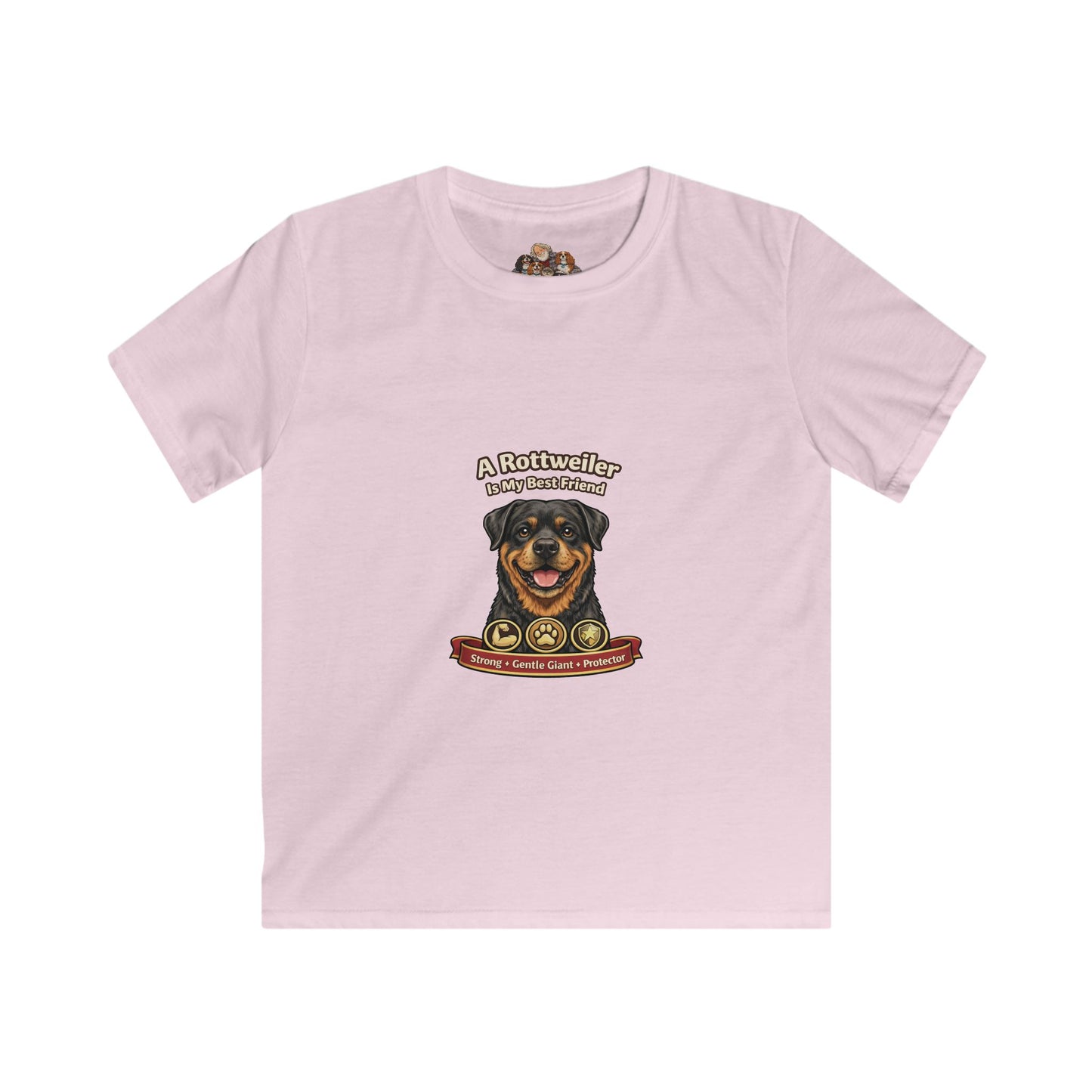 Child A Rottweiler is my Best Friend -- Pet Lover T-Shirt