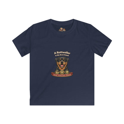 Child A Rottweiler is my Best Friend -- Pet Lover T-Shirt